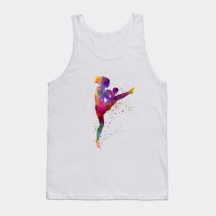 Boxing-muay thai in watercolor Tank Top